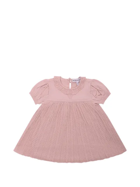 Emporio Armani Kids vestido con volantes