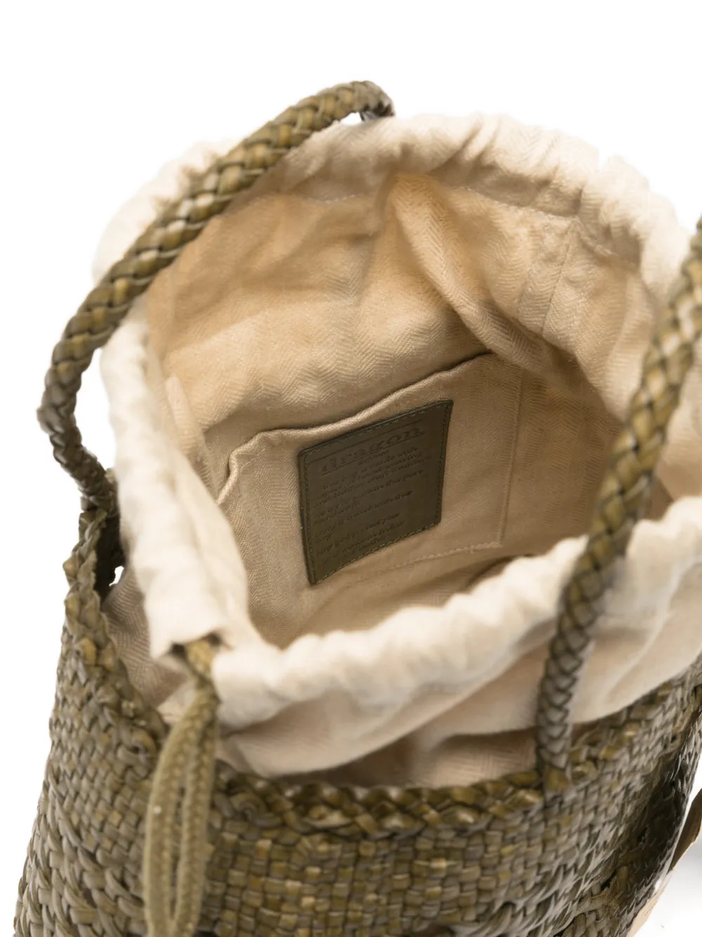 Santa Cano Woven Braided Tote Bag 