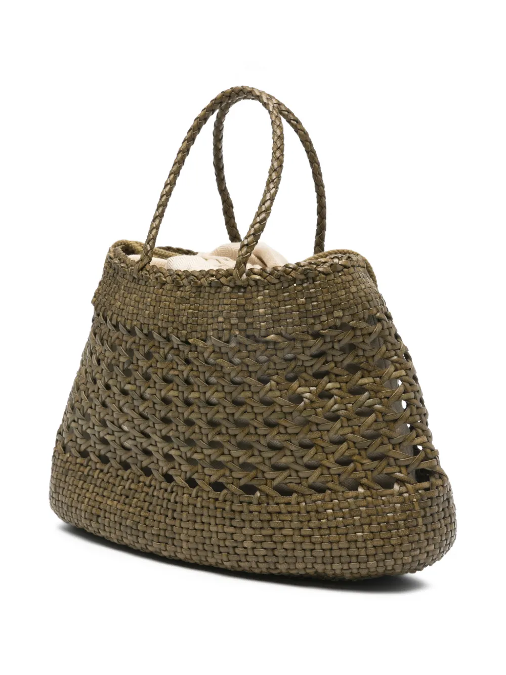 Santa Cano Woven Braided Tote Bag 