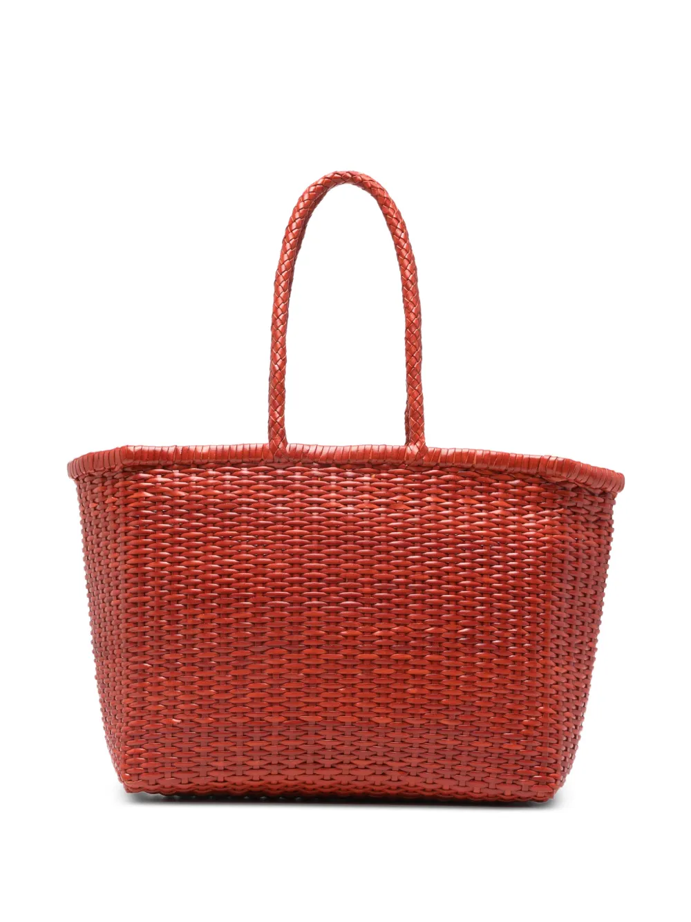 DRAGON DIFFUSION big B Weave woven tote bag - Arancione
