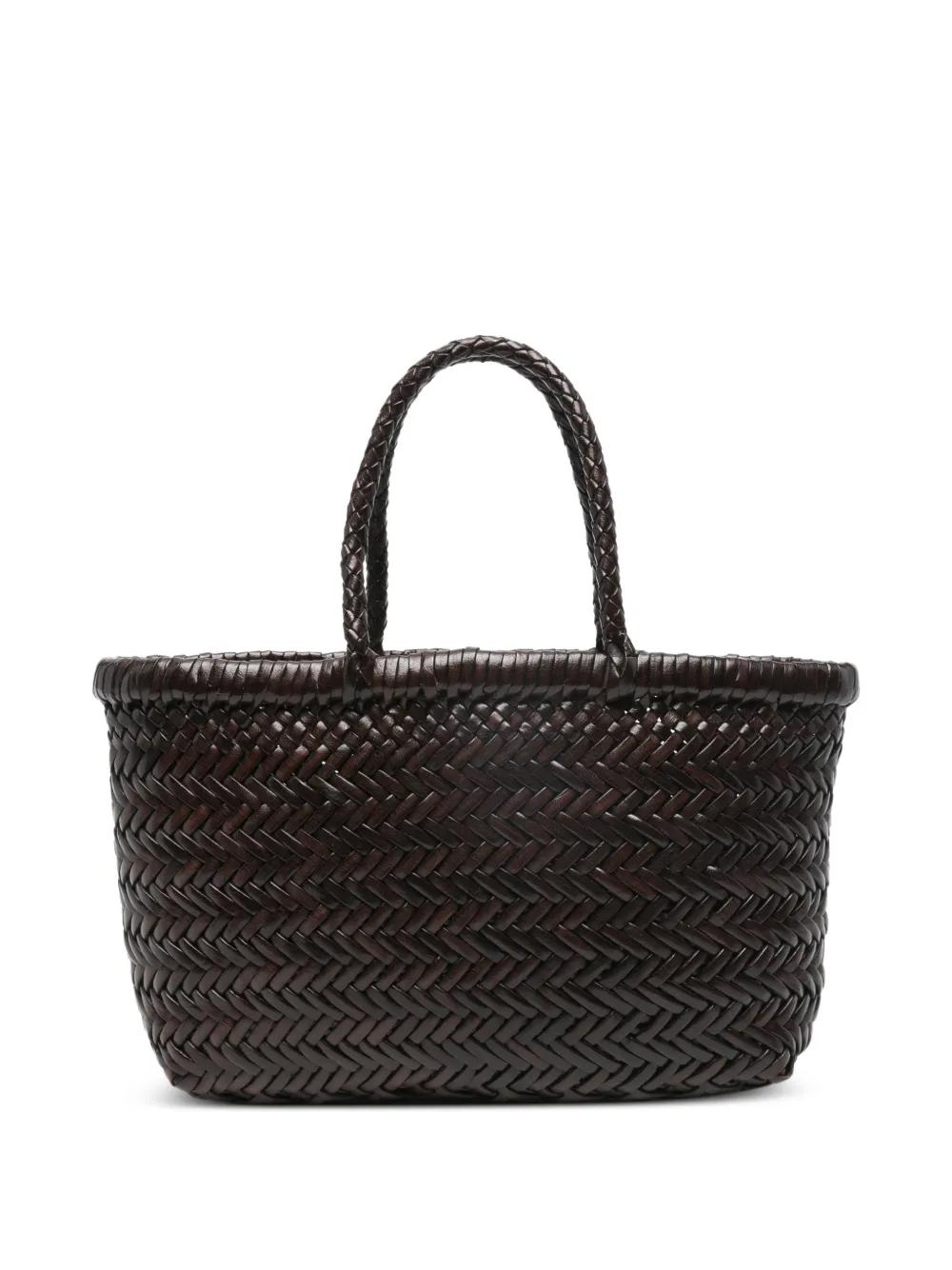 DRAGON DIFFUSION Mini Flat Gora tote bag - Marrone