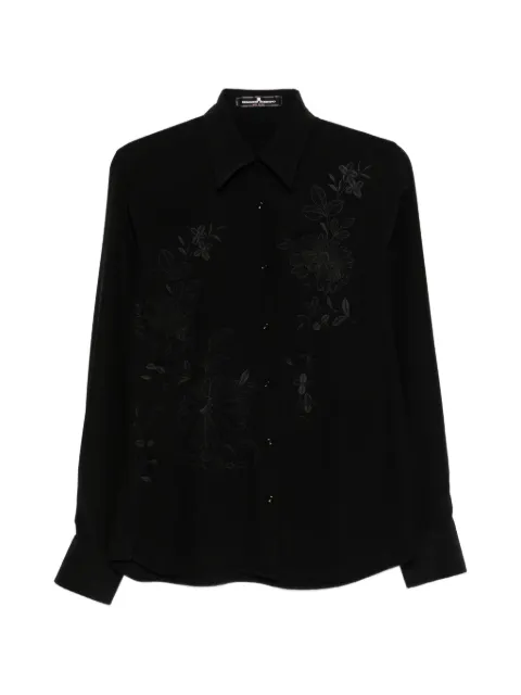 Ermanno Scervino floral-embroidered silk shirt