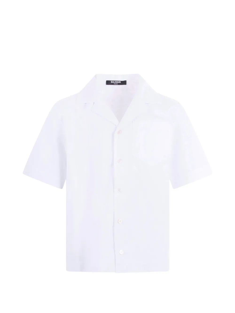Balmain Kids short-sleeve shirt - Bianco