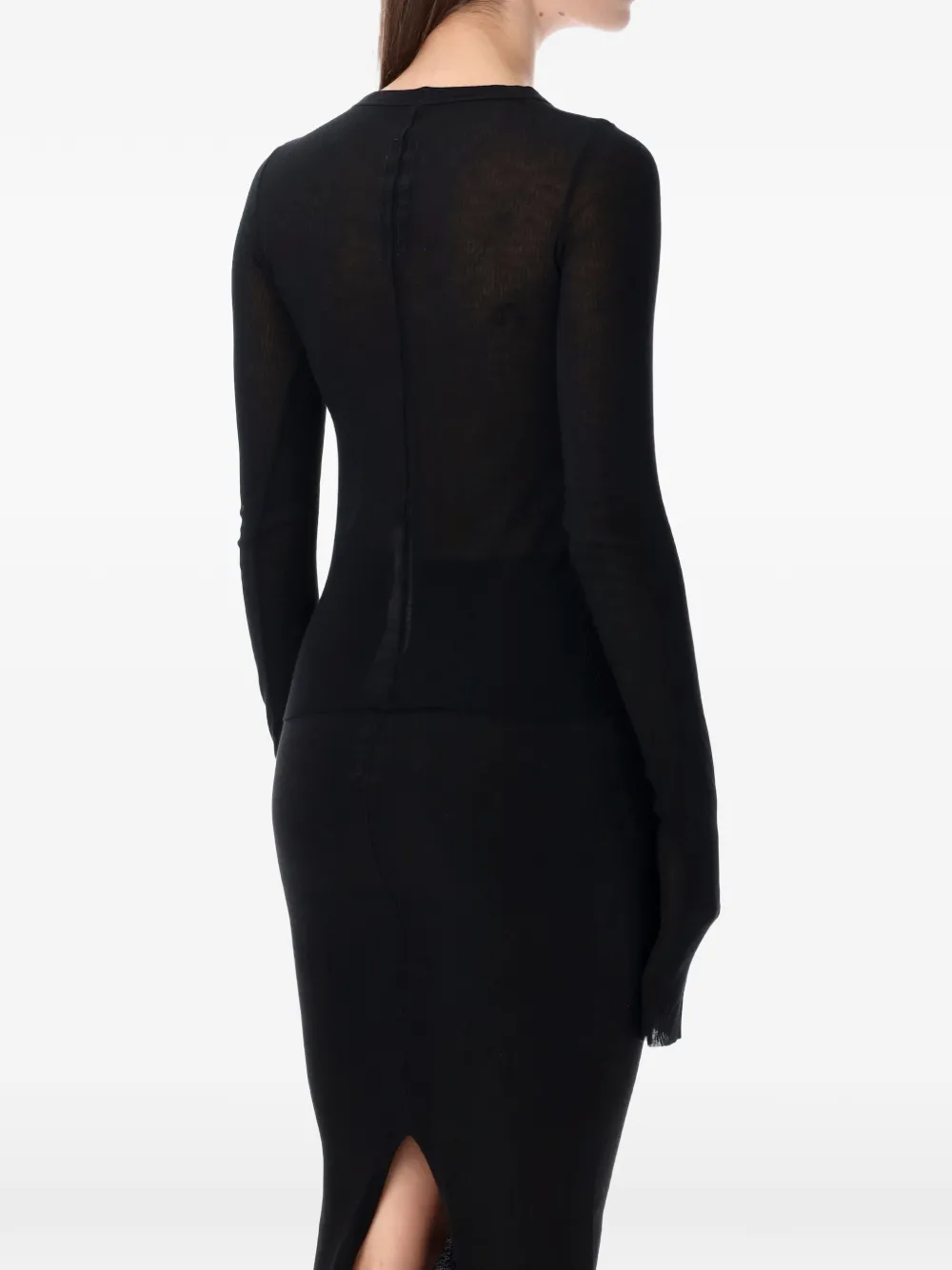Rick Owens Top met lange mouwen Zwart