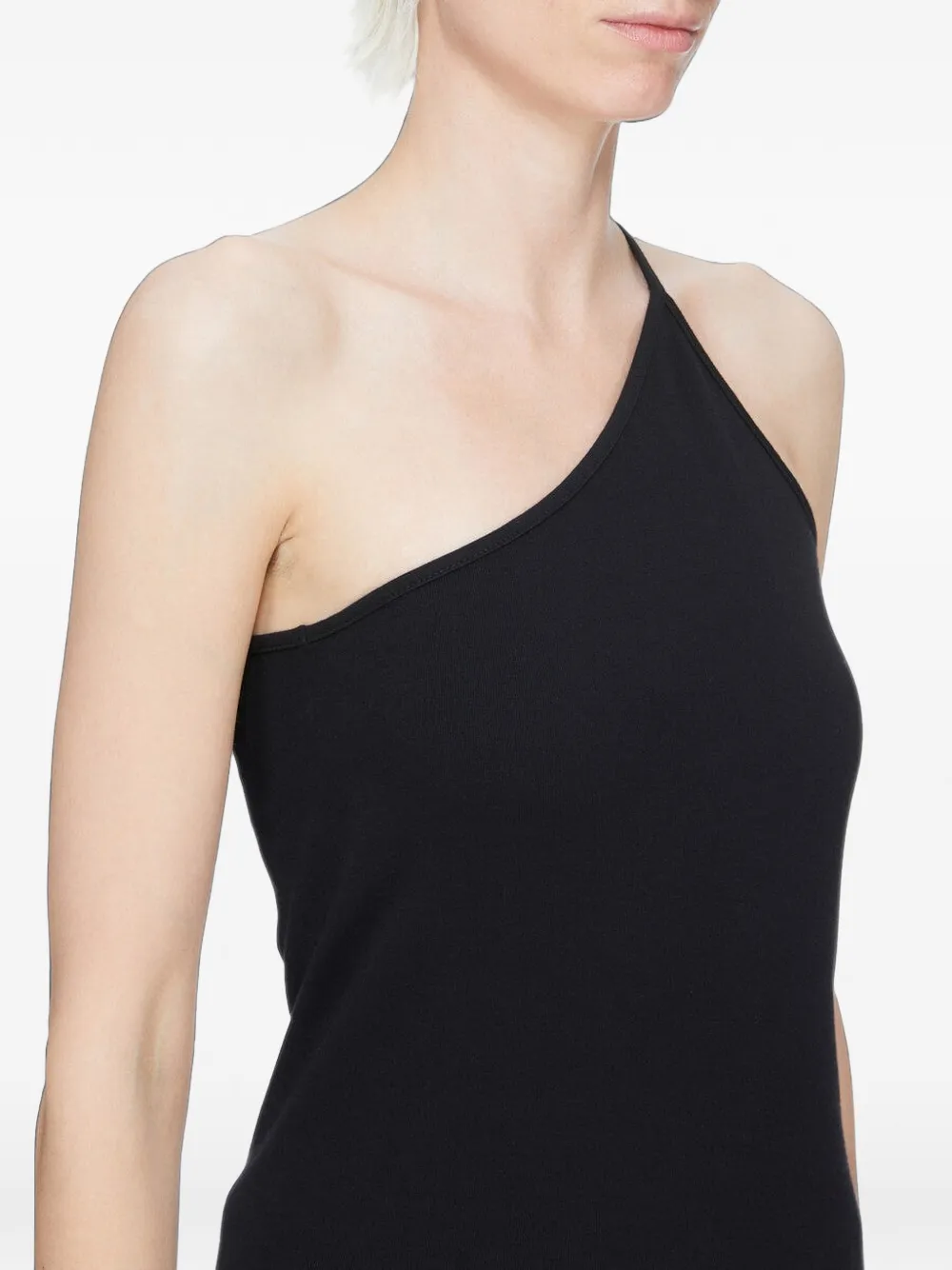 Rick Owens Asymmetrische top Zwart