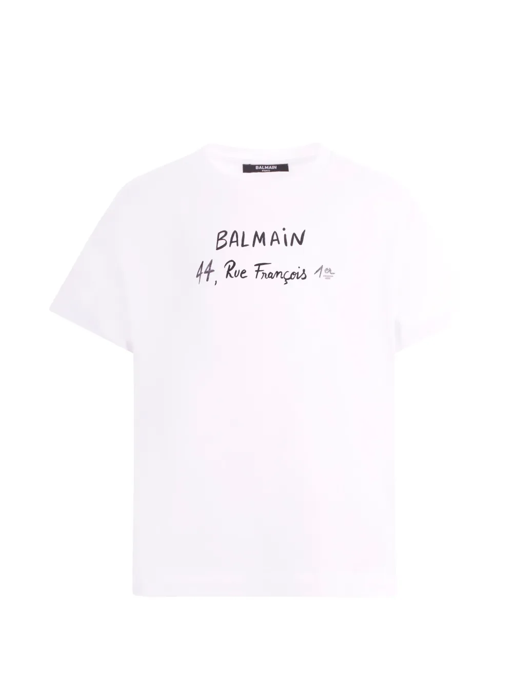 Balmain Kids' Short-sleeve Logo-print T-shirt In White
