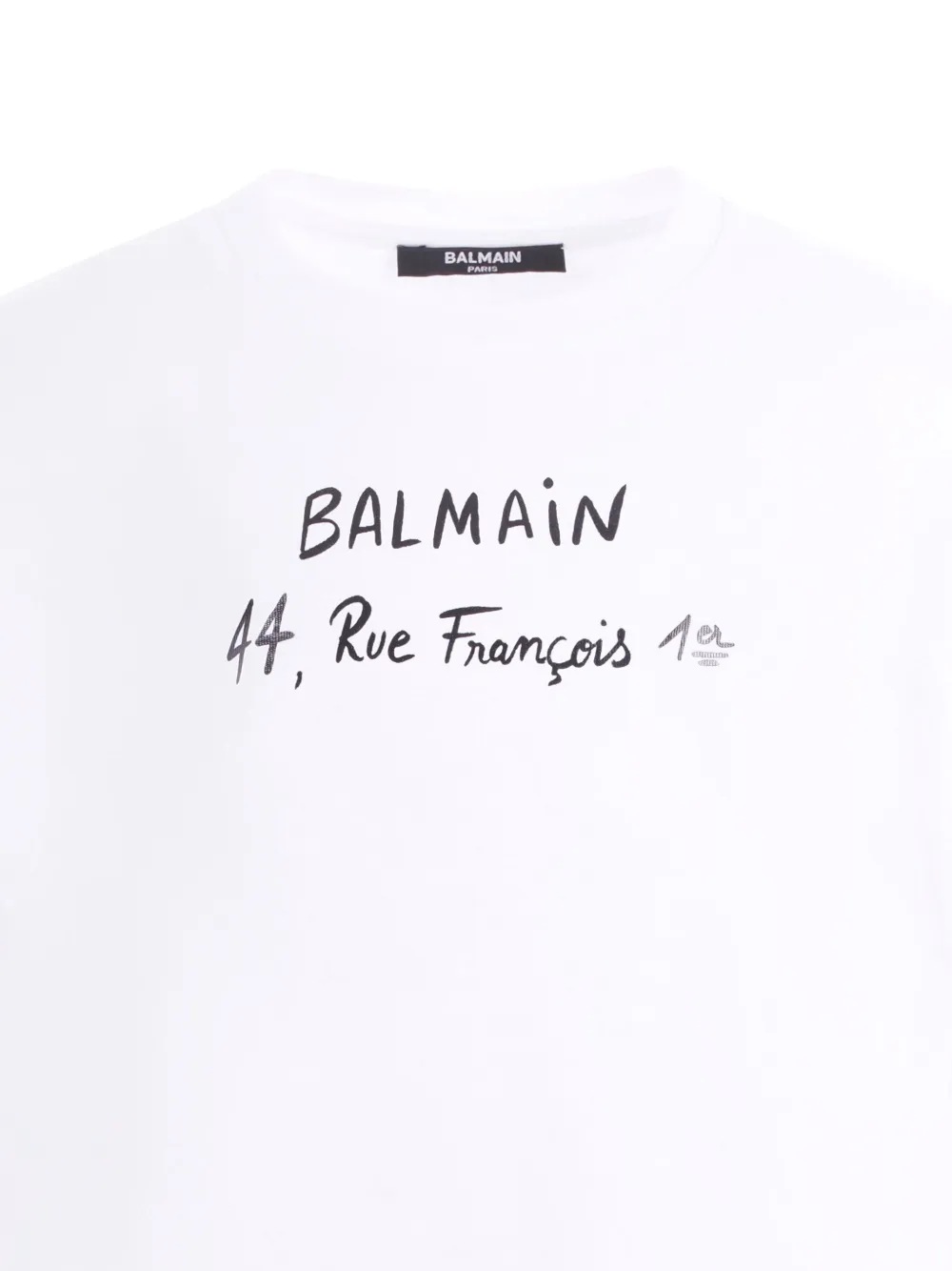 Balmain Kids T-shirt met logoprint Wit