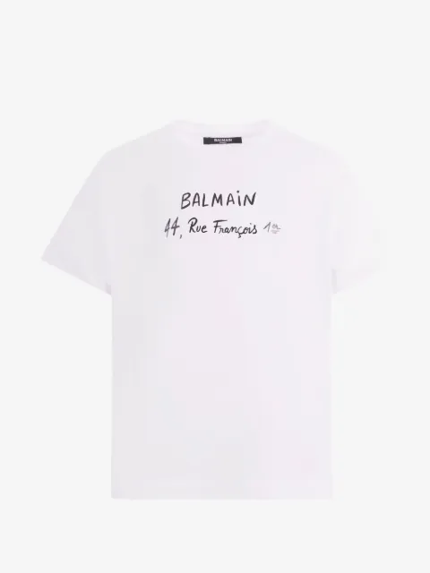 Balmain Kids short-sleeve logo-print T-shirt
