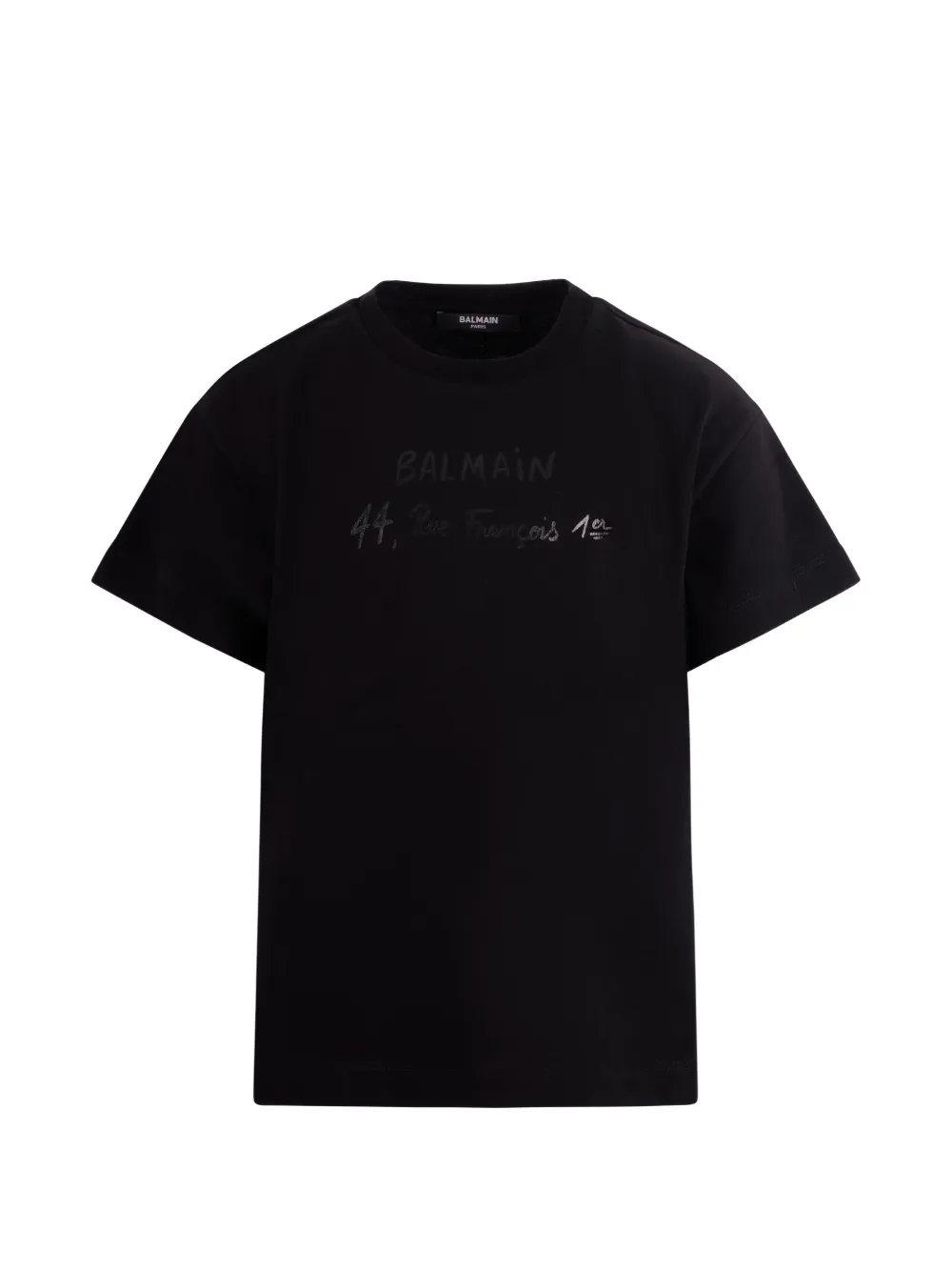 Balmain Kids logo-print T-shirt - Nero