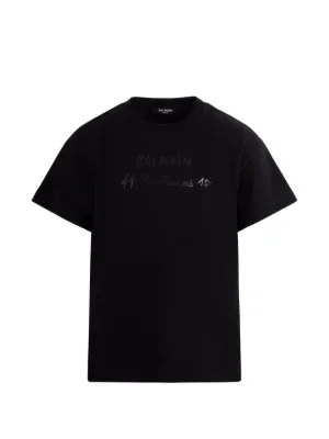 MM6 Maison Margiela Kids プリント Tシャツ | ブラック | FARFETCH JP