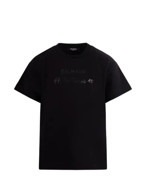Balmain Kids logo-print T-shirt