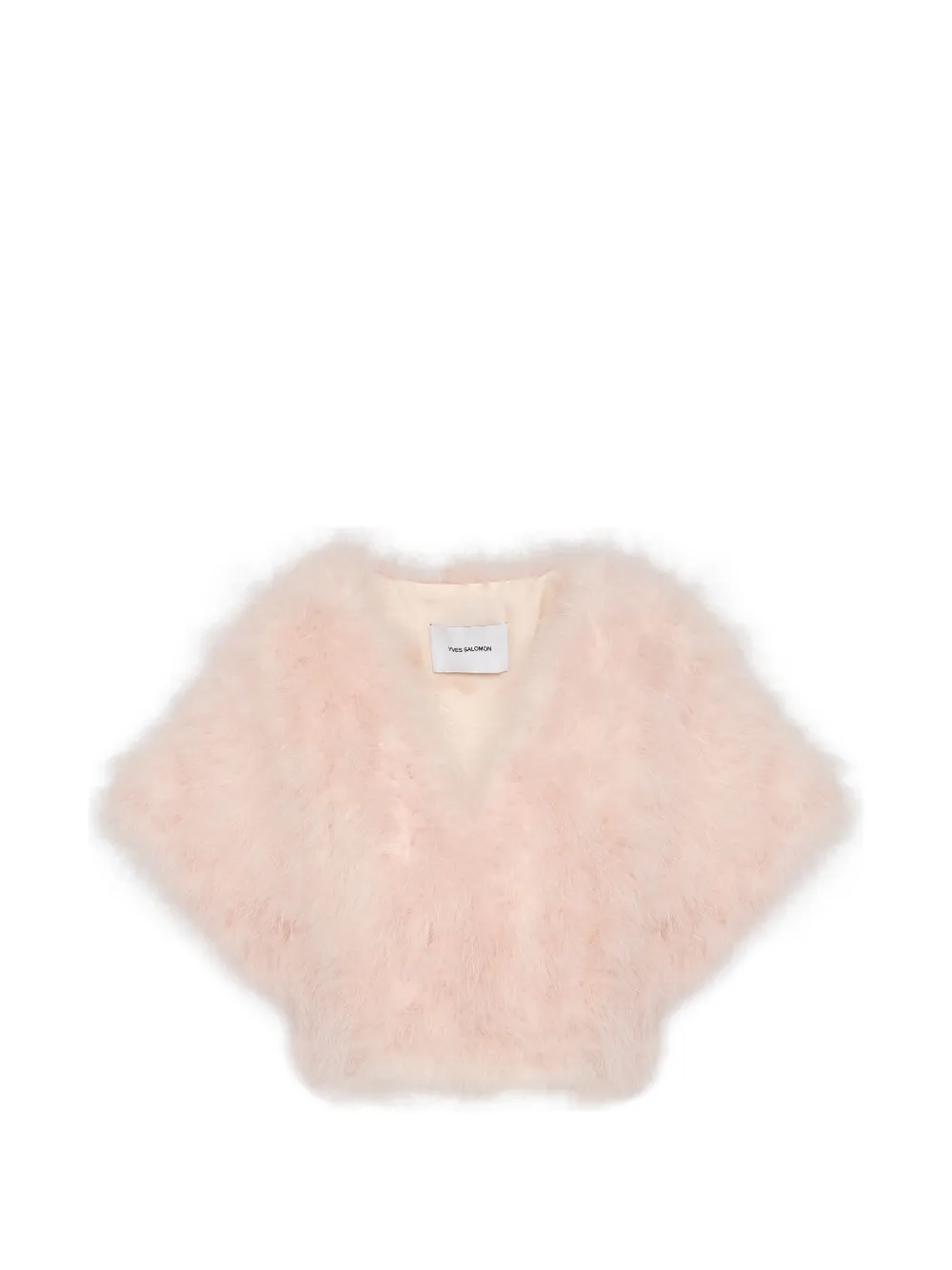 Yves Salomon hook-and-eye-fastening jacket - Rosa