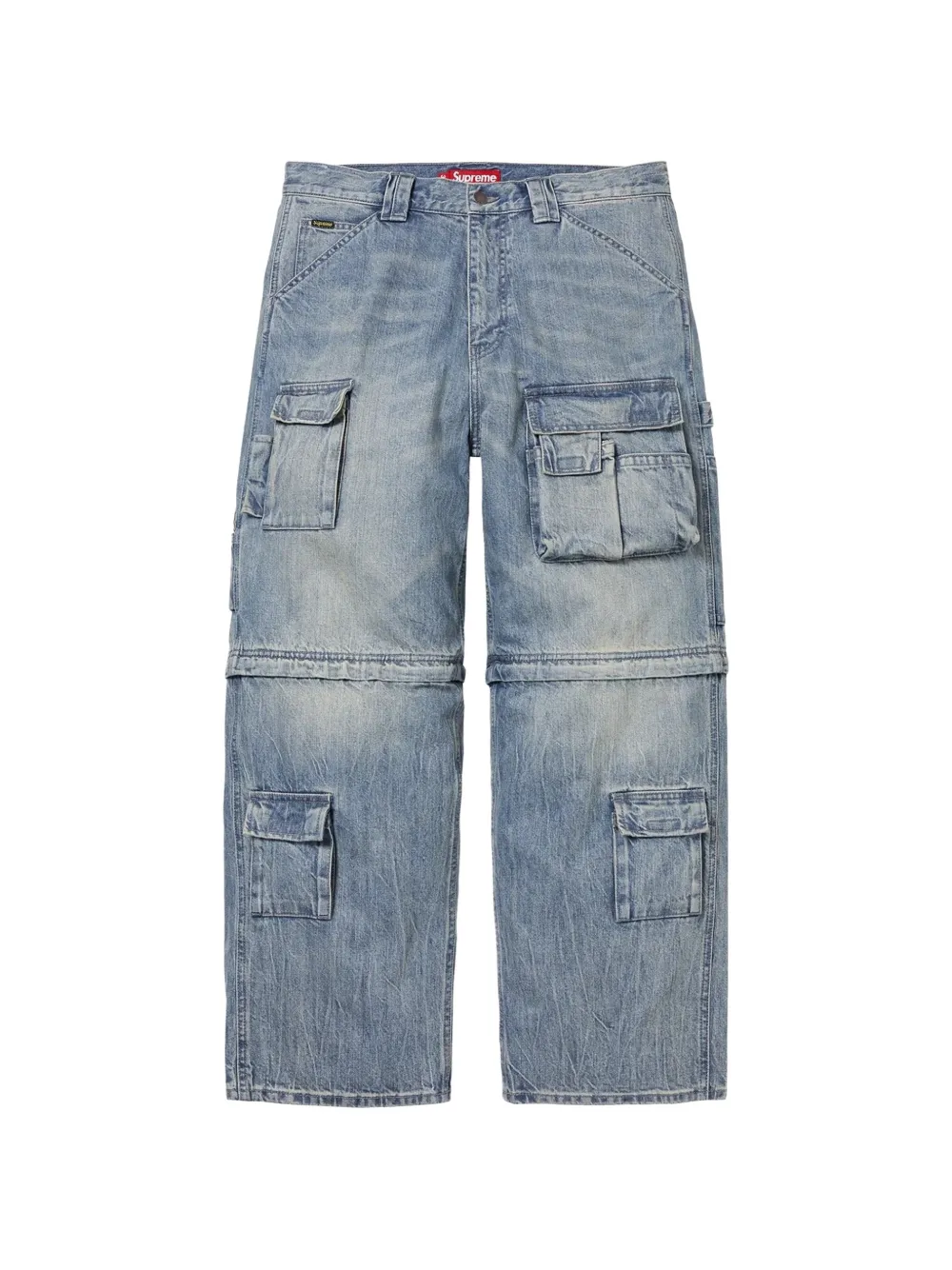 Supreme Pantaloni Utility con zip - Blu