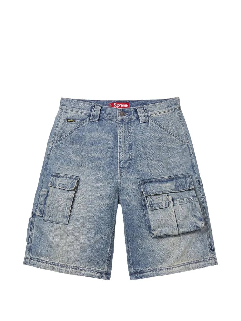 Supreme Cargo broek met rits Blauw