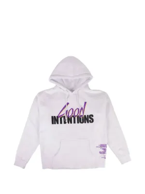 Vlone graphic-print Hoodie | White | FARFETCH JO