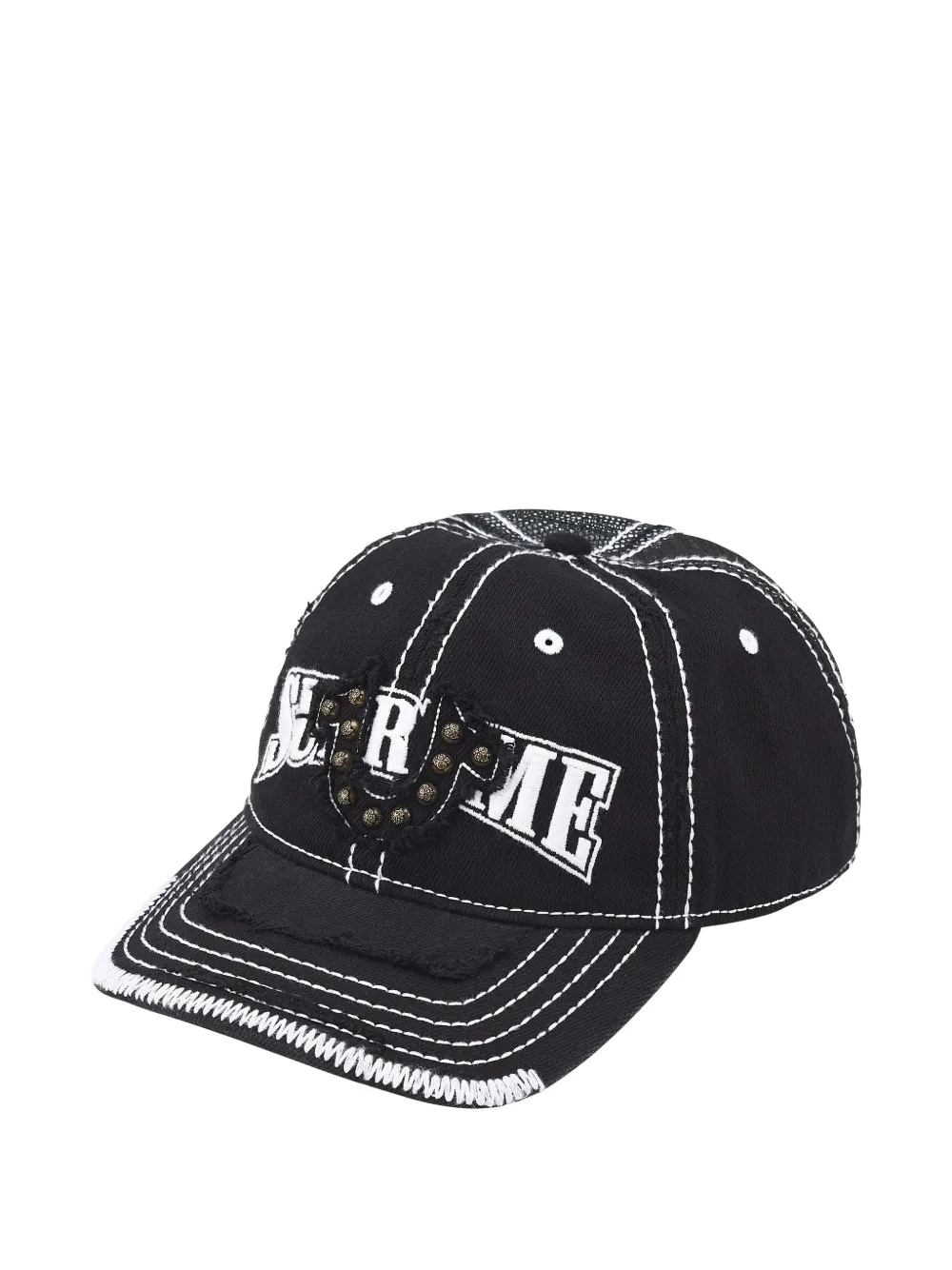 Supreme True Religion® mesh-back panel cap - Nero