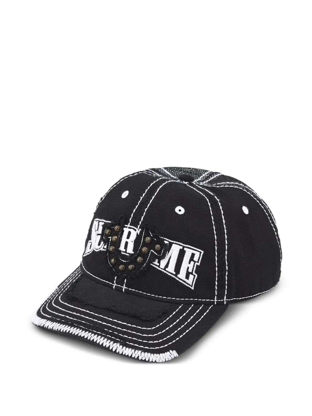 Supreme True Religion® mesh-back panel cap - Nero