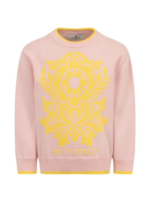 ETRO KIDS floral-motif sweater