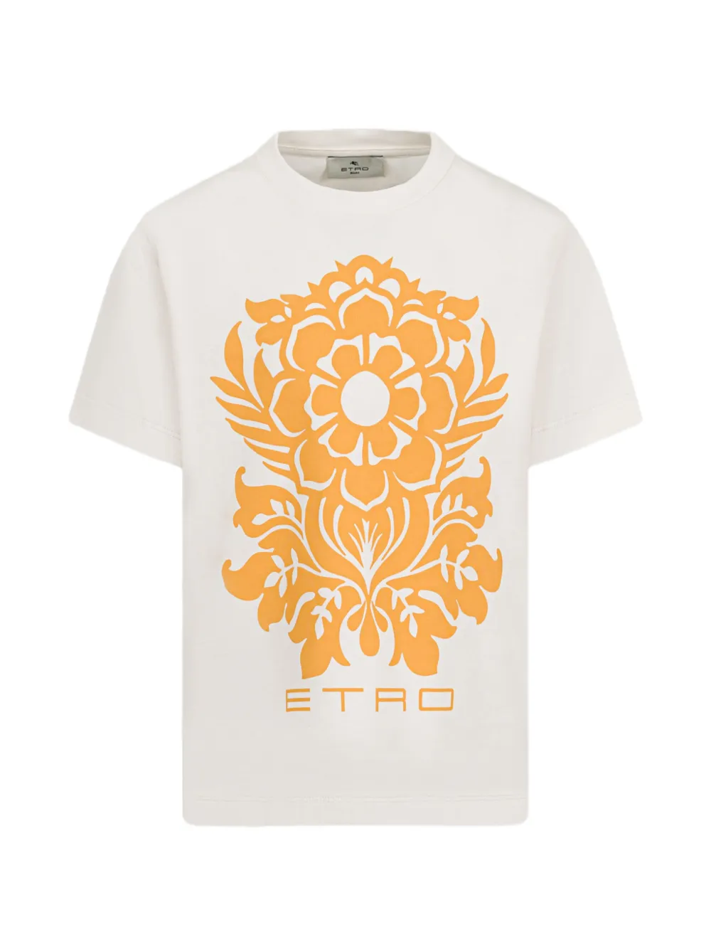 ETRO KIDS T-shirt a fiori - Toni neutri