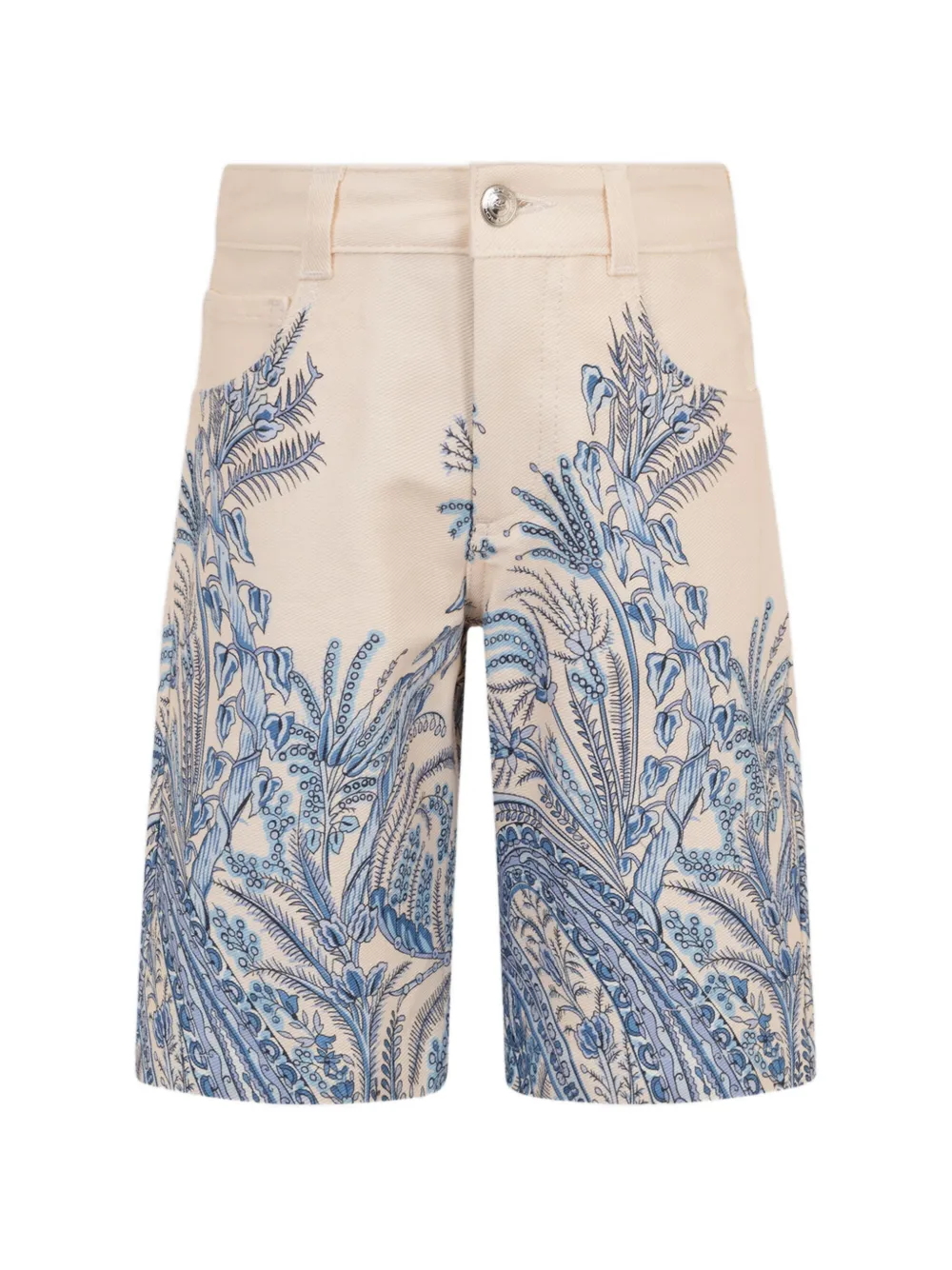 ETRO KIDS Bermuda con stampa paisley - Toni neutri