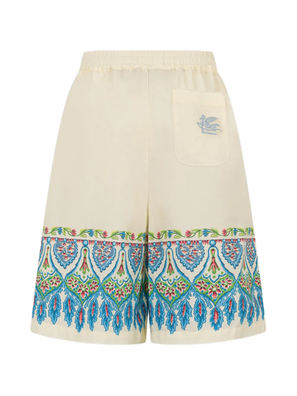  Etro Kids Flor-print Shorts - Neutrals 