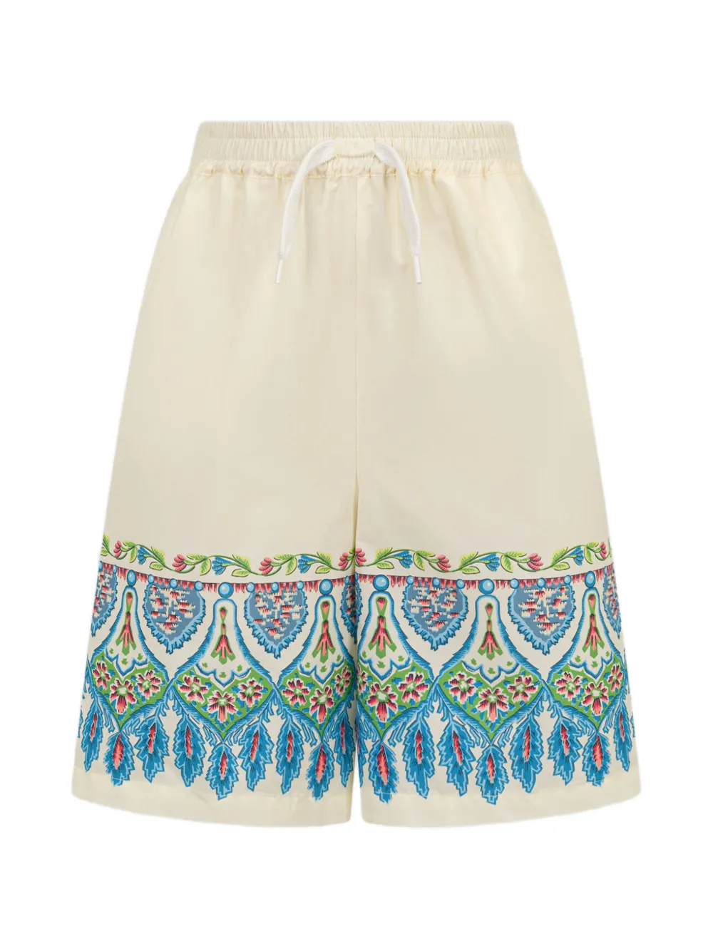 ETRO KIDS Shorts a fiori - Toni neutri