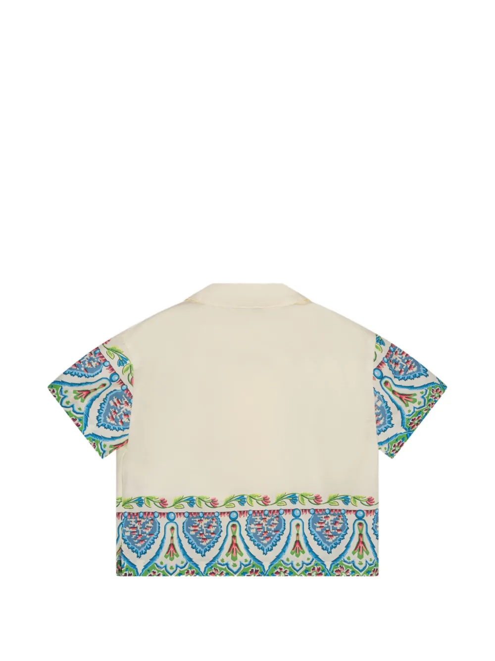 ETRO KIDS Shirt met bloemenprint Beige