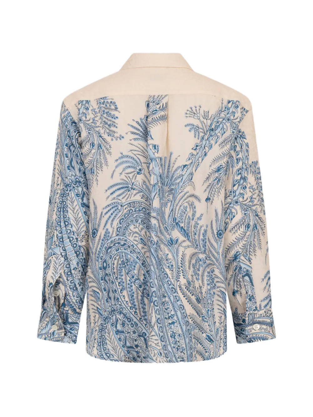 ETRO KIDS Shirt met paisley-print Beige