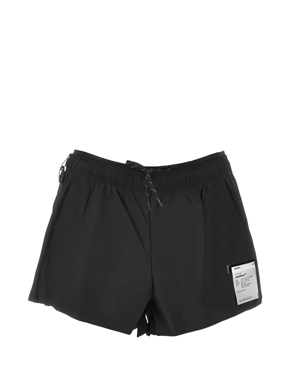 Satisfy drawstring mini shorts - Nero