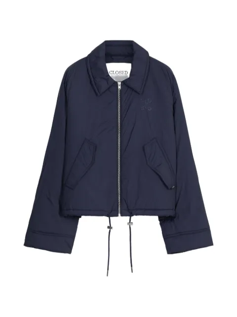 Closed chest-logo jacket