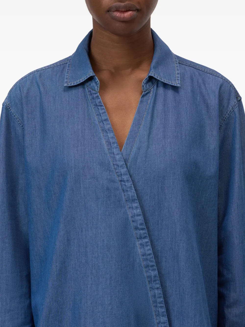 Closed Asymmetrisch blouse Blauw