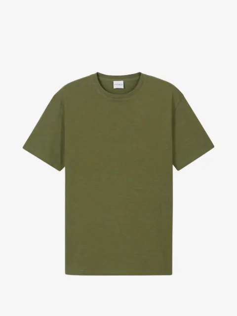 Closed short-sleeved T-shirt
