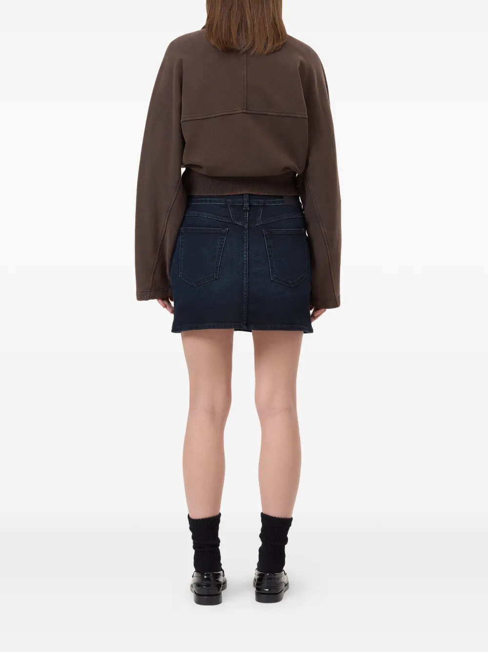  Closed Fatigue Pocket Mini Skirt - Blue 
