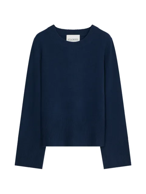 Closed pull à col rond