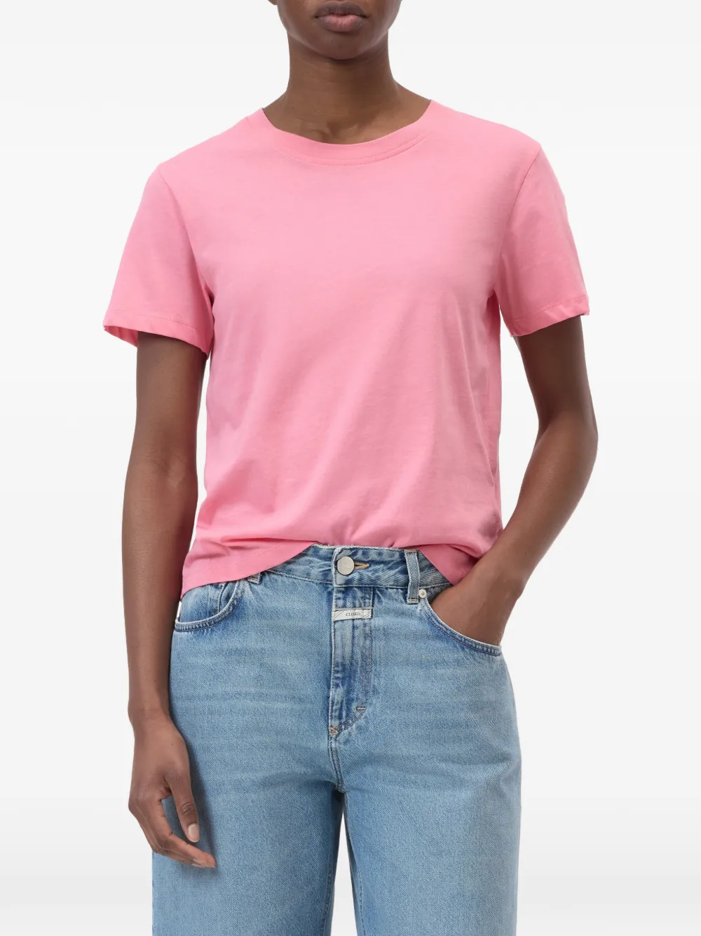  Closed Camiseta Basic - Rosa 