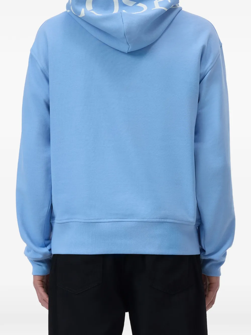 Closed Hoodie met logoprint Blauw