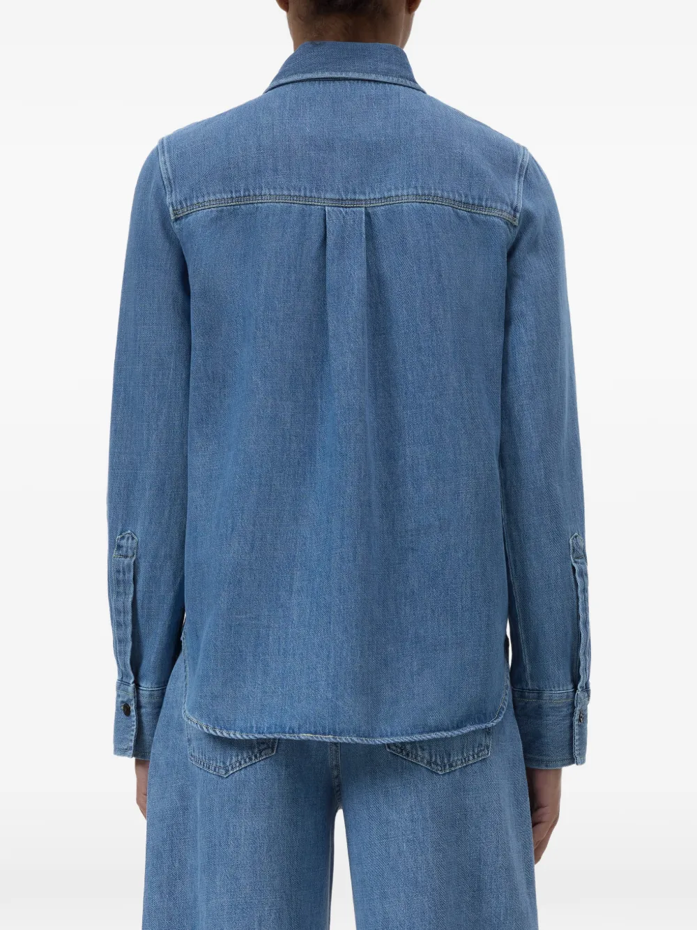 Closed Klassieke blouse met knopen Blauw