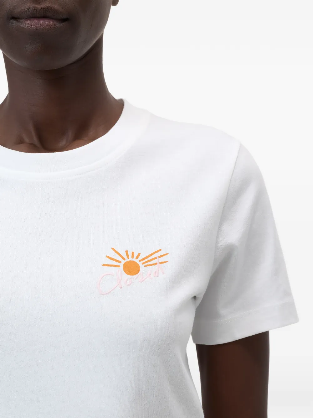 Closed T-shirt met borduurwerk Wit