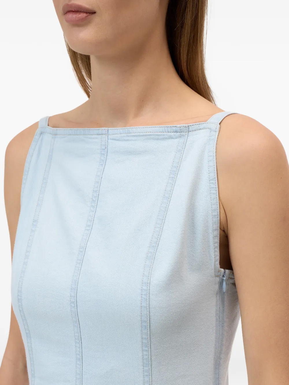 Closed Top met bandje Blauw