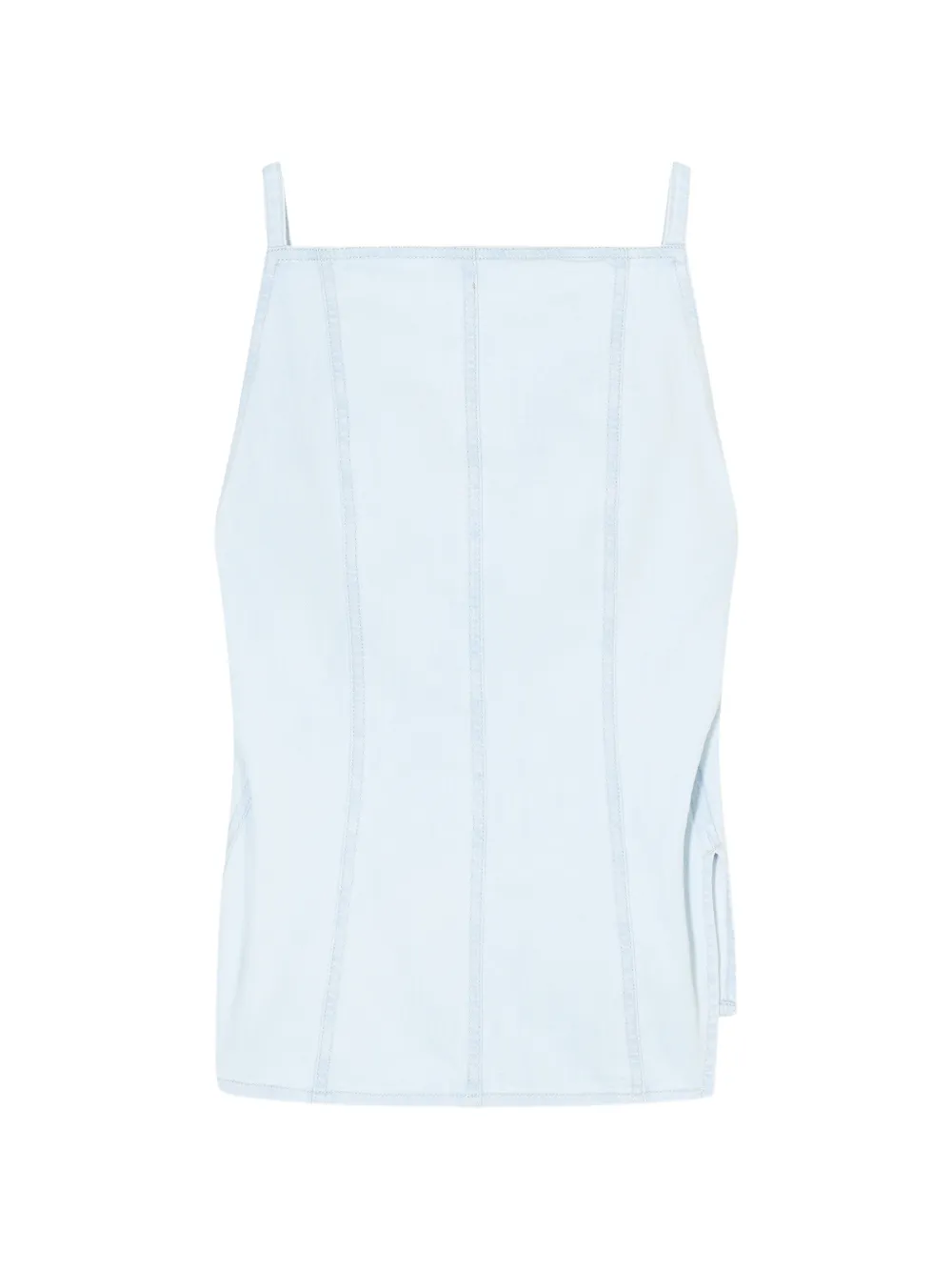 Closed Top con spalline - Blu