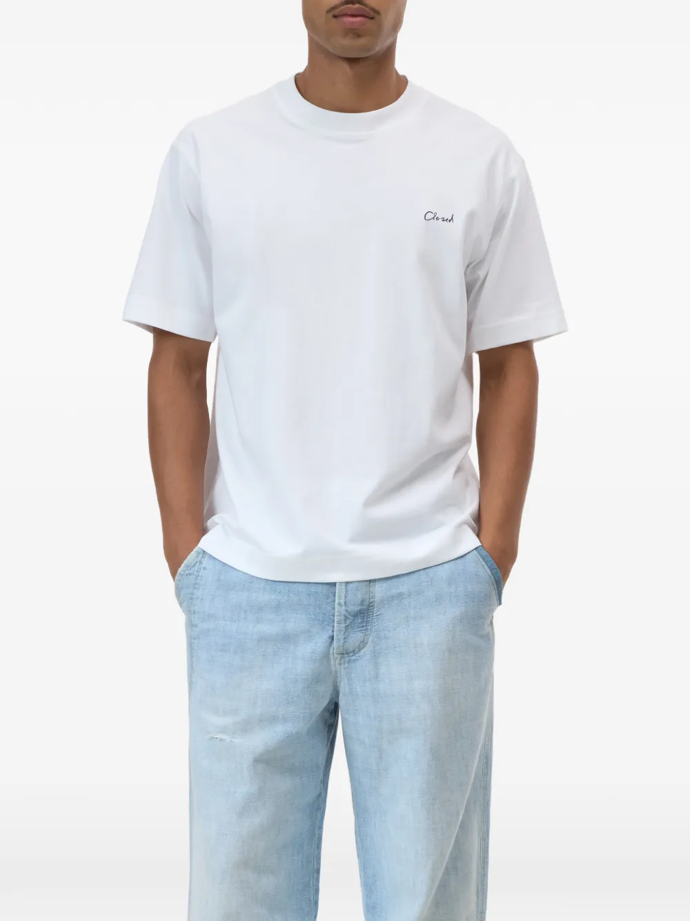  Closed Logo-print T-shirt - White 