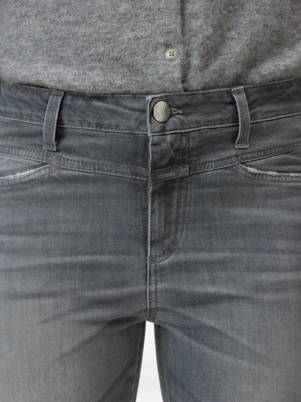 Closed Pusher skinny jeans Grijs