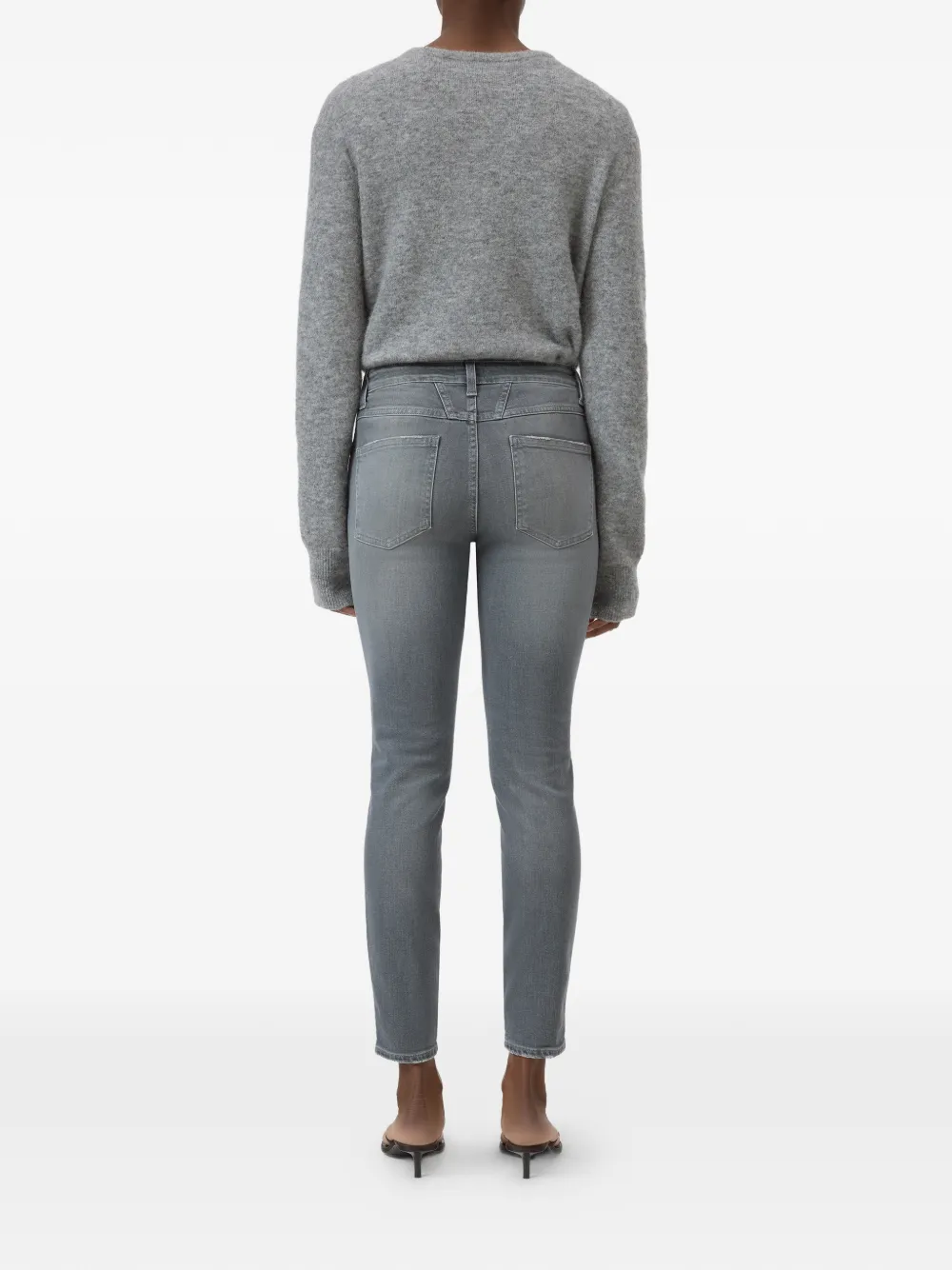 Closed Pusher skinny jeans Grijs