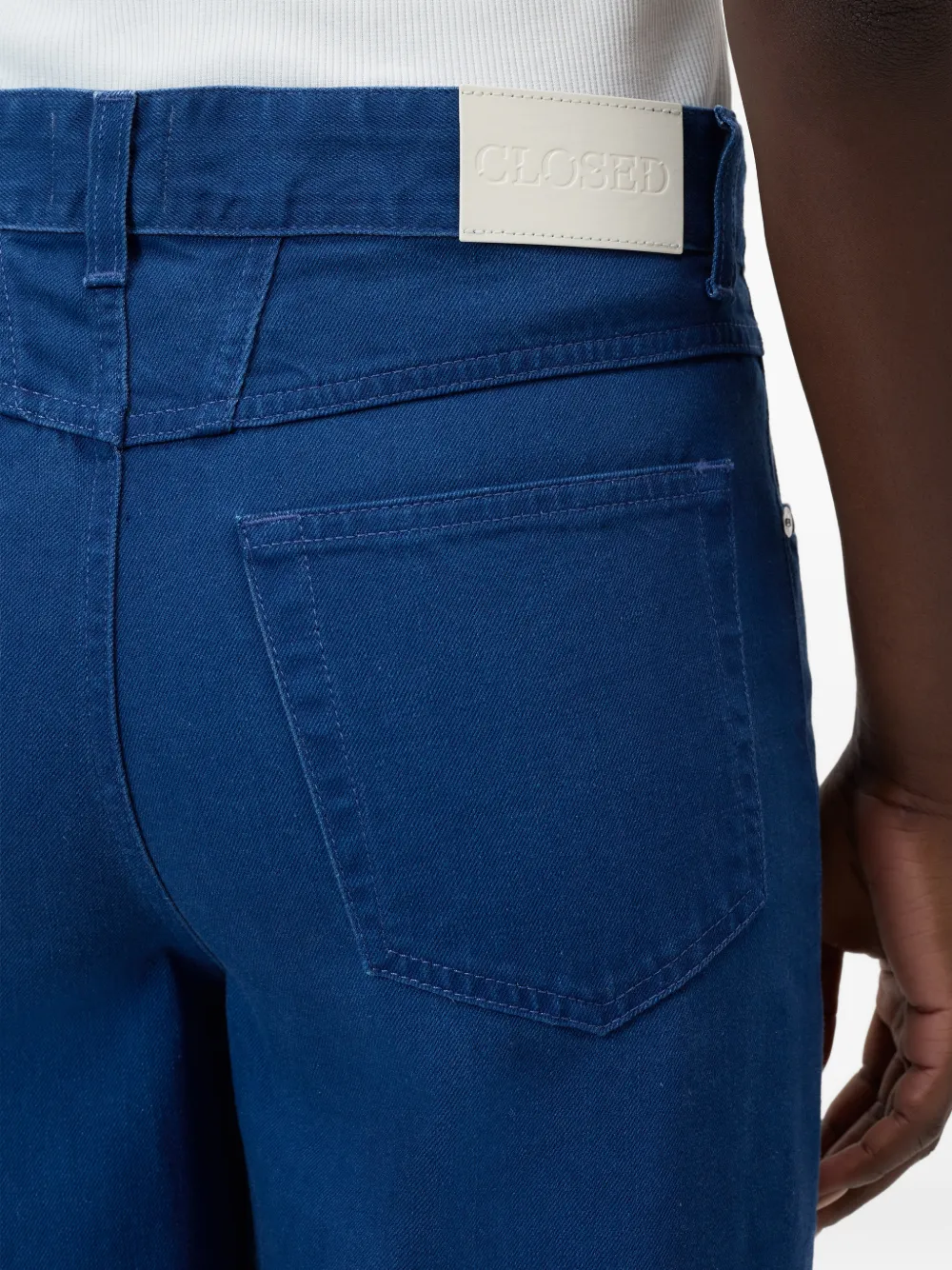 Closed Nikka broek met wijde pijpen Beige