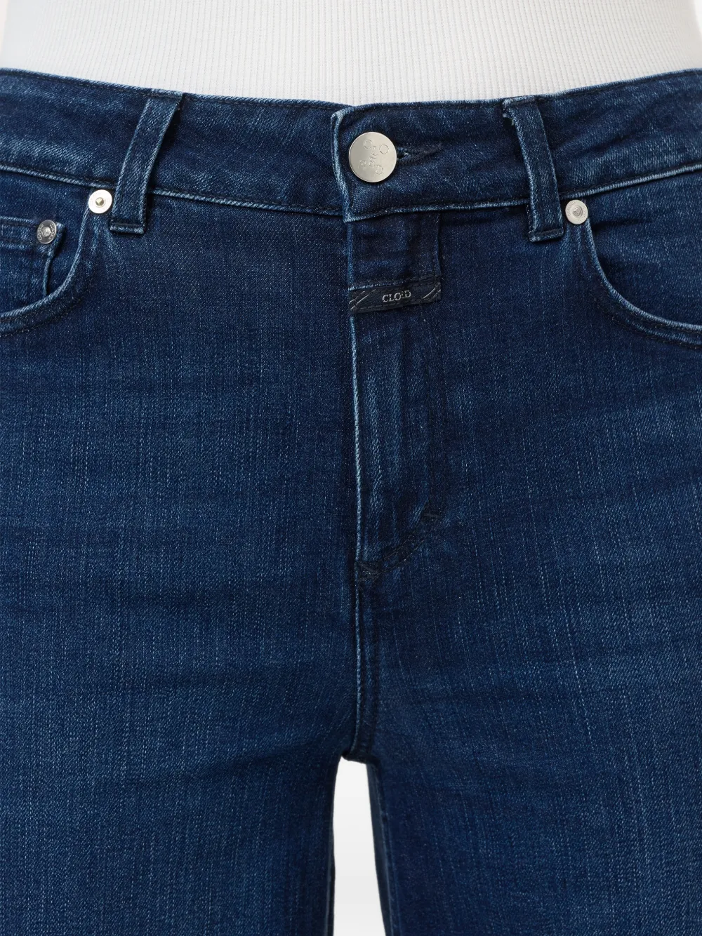 Closed Jeans met wijde pijpen Blauw