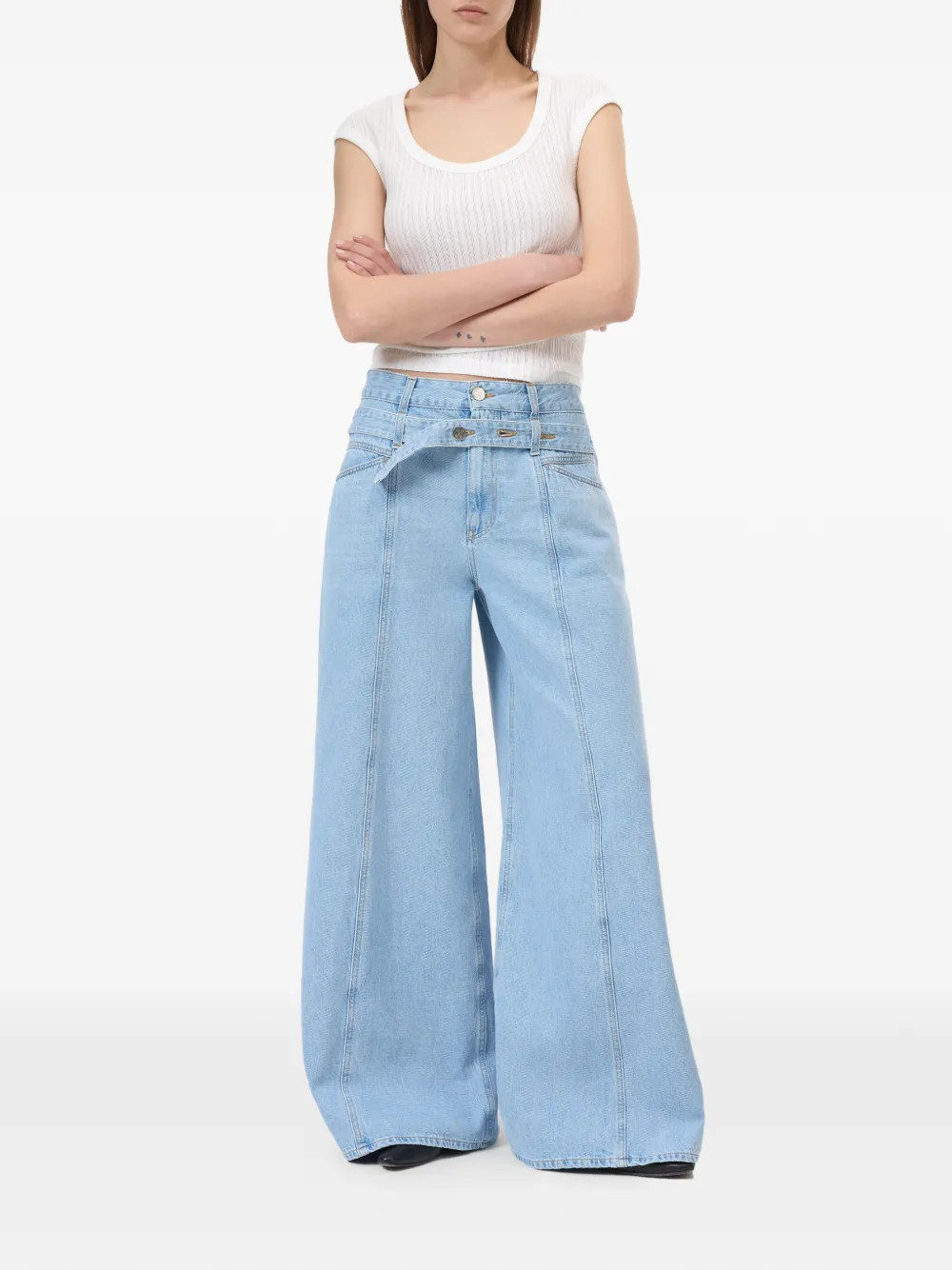  Closed Zoya-x Belted Jeans - Blue 