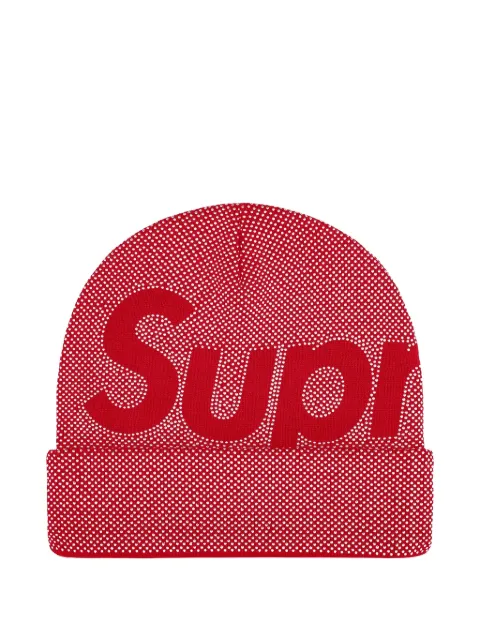 Supreme logo-detail beanie