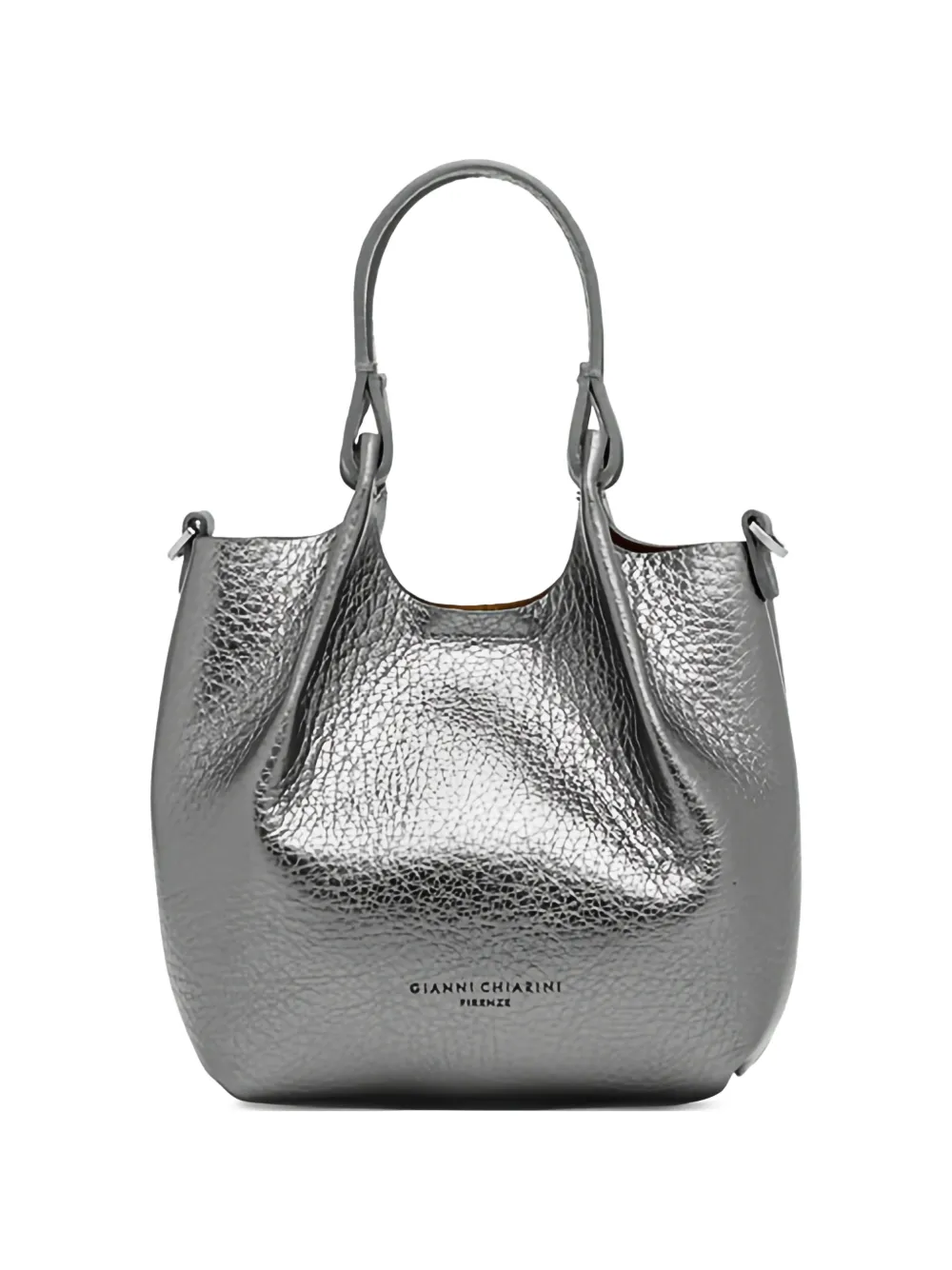 GIANNI CHIARINI Dua top-handle mini bag - Grigio