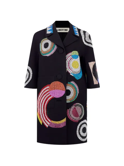 Libertine Cappotto monopetto Sonya con decorazione