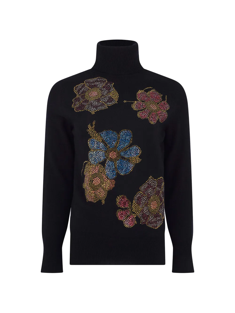 Libertine Fleur d'Or turtleneck sweater - Nero